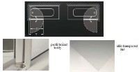 Roltechnik TV1 750 vanová zástěna výplň transparent rám brillant 706-7500000-00-02